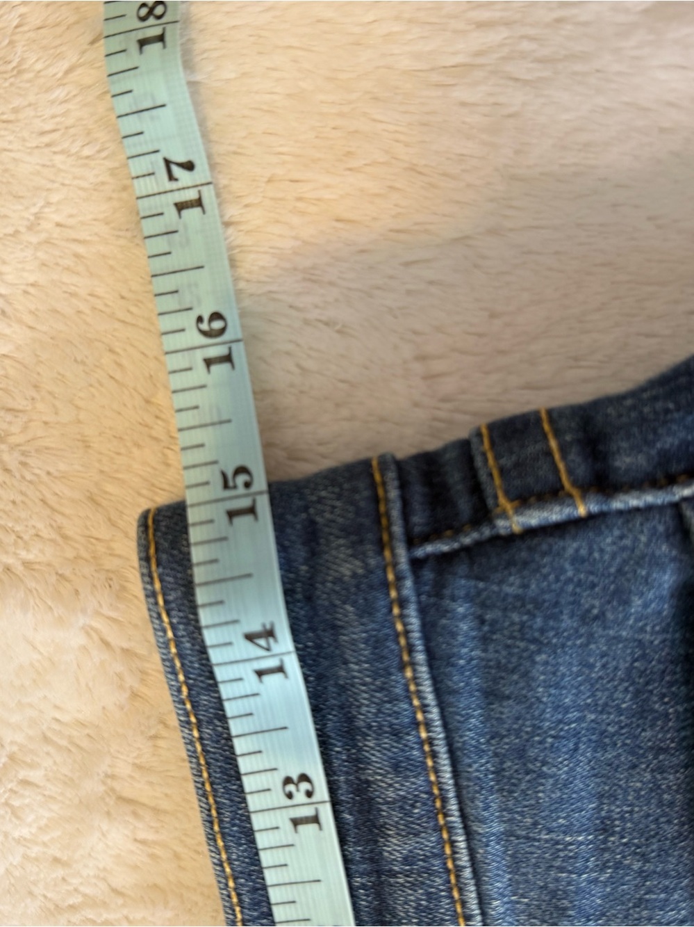 Yummie Blue Skinny Jeans Size 30 Stretch Mid Rise Slim Fit Denim Pants - Picture 7 of 9